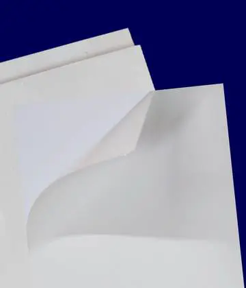 Detalle del contraplacado de PVC en las páginas del anuario