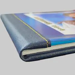 Anuario con empastado de biocuero de alta calidad